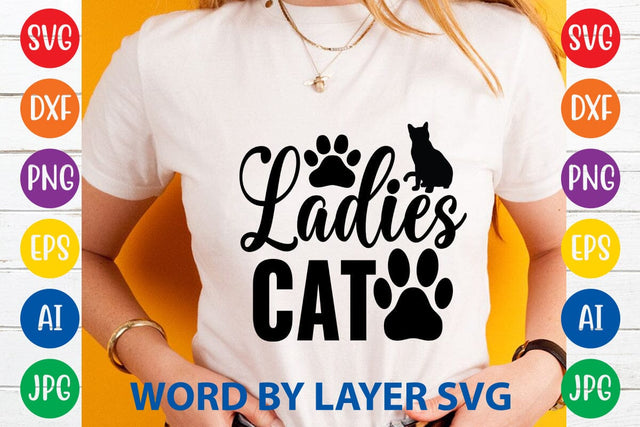 Ladies Cat SVG DESIGN SVG Rafiqul20606 
