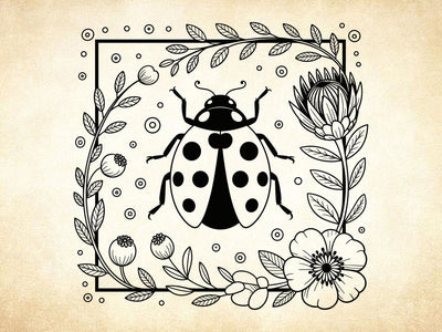 Lady Bug Svg,Ladybug Cut File,Lady Bug Clipart SVG artprintfile 