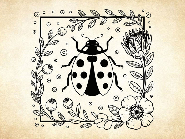 Lady Bug Svg,Ladybug Cut File,Lady Bug Clipart SVG artprintfile 