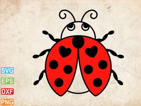 Lady Bug Svg,Ladybug Cut File,Lady Bug Clipart SVG artprintfile 