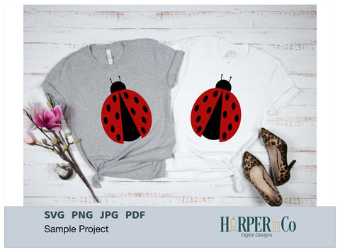 Ladybug C SVG PNG Cut EPS File SVG HarperNCo 