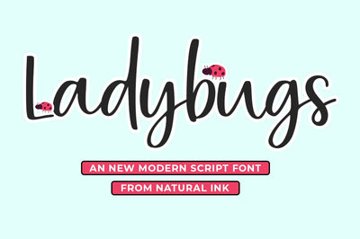 Ladybug Font Studio Natural Ink 