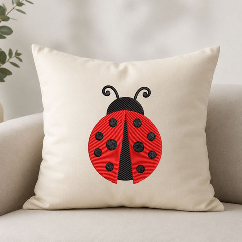 Ladybug Machine Embroidery Design – Cute Red Bug Insect Embroidery File Embroidery/Applique DESIGNS PatternFeed8 