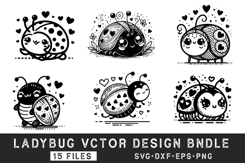 Ladybug Path SVG Bundle SVG Rupkotha 