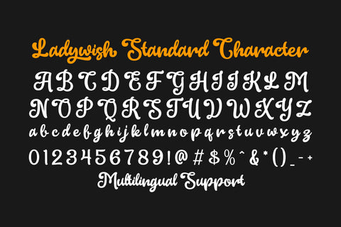 Ladywish Font ahweproject 