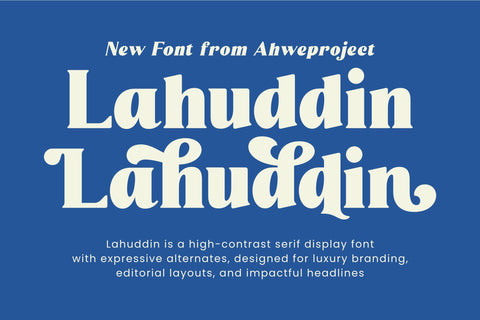 Lahuddin Font ahweproject 