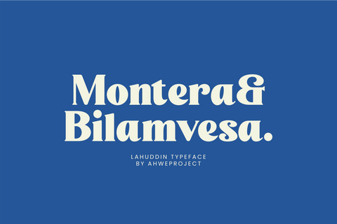 Lahuddin Font ahweproject 