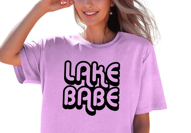 Lake Babe PNG | Retro Summer Design | Lake Life Lifestyle Sublimation Sublimation Print Perfect Design Shop 