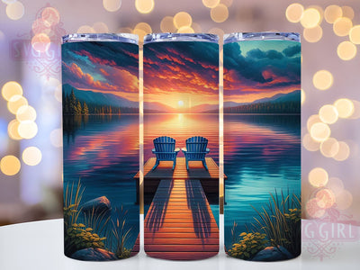 Lake Life 20oz Tumbler Wrap Sublimation Design, Straight Tapered Tumbler Wrap, Retirement Tumbler Png, Instant Digital Download Sublimation SvggirlplusArt 