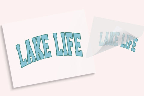 Lake Life DTF Transfer Physical So Fontsy T-Shirt Iron-On Transfer Shop 6x6