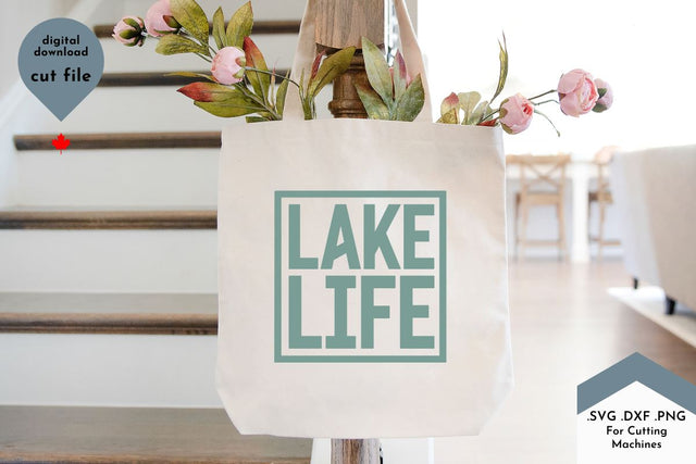 Lake Life SVG Cut File SVG Lettershapes 
