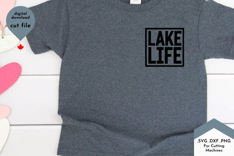 Lake Life SVG Cut File SVG Lettershapes 