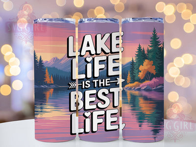 Lake Life Vibes 20oz Tumbler, Lake Life, Tumbler Wrap, Sublimation Design, 20oz Tumbler, Lake Vibes, Summer Drinkware, PNG Wrap Sublimation SvggirlplusArt 