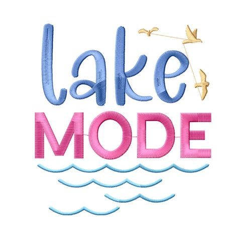 Lake Quotes Embroidery Designs Bundle - 6 Designs, Lake Embroidery Patterns, Lake Sayings Embroidery Files, Lake Vibes Embroidery Files Embroidery/Applique DESIGNS HappyDesignStudio 