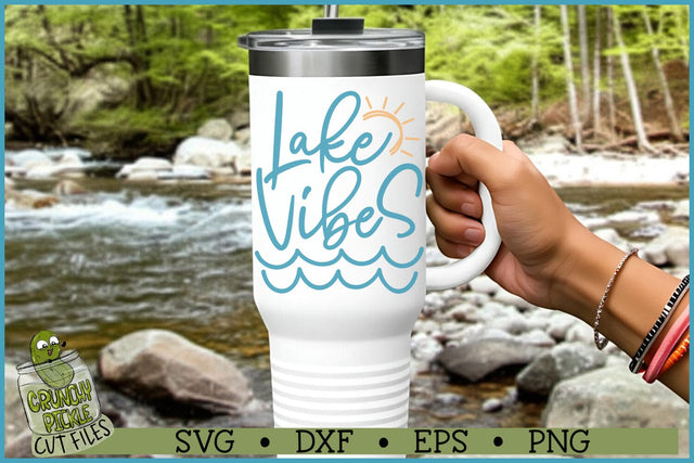 Lake Vibes SVG File SVG Crunchy Pickle 