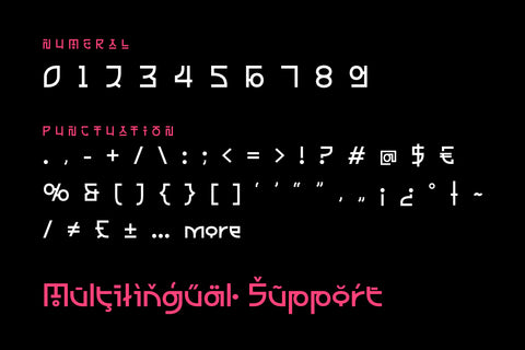 Lakoshen - Korean Style Font Font twinletter 