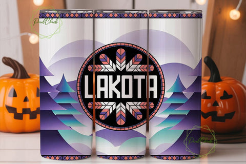 Lakota Tumbler Wrap Design Sublimation PixelChick 