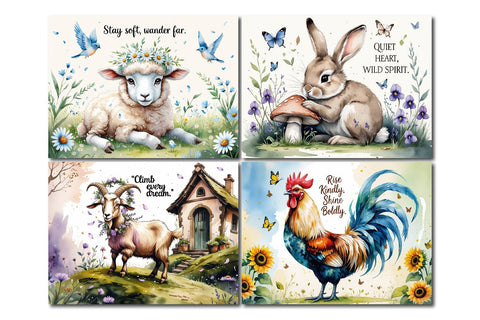 Lamb cutting board design, bunny cutting board artwork Sublimation Paper Switch 