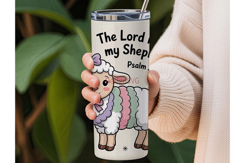Lamb of God 20oz Tumbler Wrap Sublimation DesignSVG 