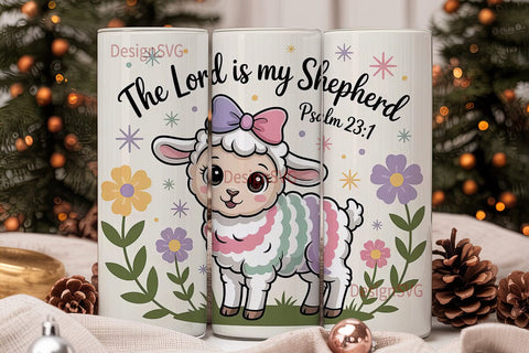 Lamb of God 20oz Tumbler Wrap Sublimation DesignSVG 