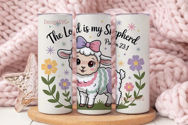 Lamb of God 20oz Tumbler Wrap Sublimation DesignSVG 