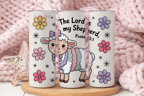 Lamb of God 20oz Tumbler Wrap Sublimation DesignSVG 