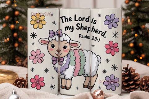 Lamb of God 20oz Tumbler Wrap Sublimation DesignSVG 
