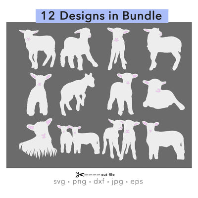 Lamb svg bundle SVG Kimberly Thomas Design 