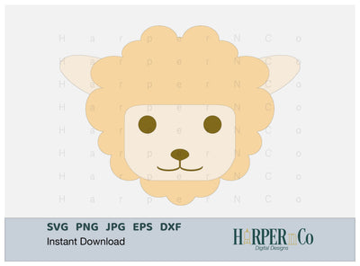 Lamb SVG PNG Cut EPS File SVG HarperNCo 