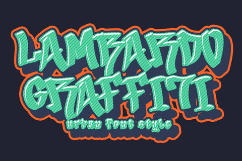 Lambardo Graffiti Font Prasetya Letter 