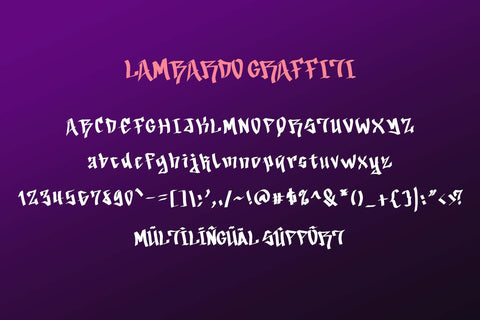 Lambardo Graffiti Font Prasetya Letter 