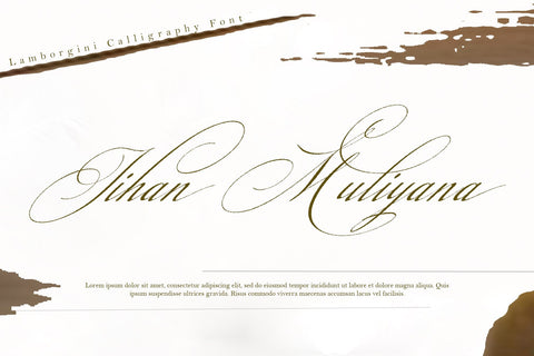 Lamborgini Font Sulthan studio 