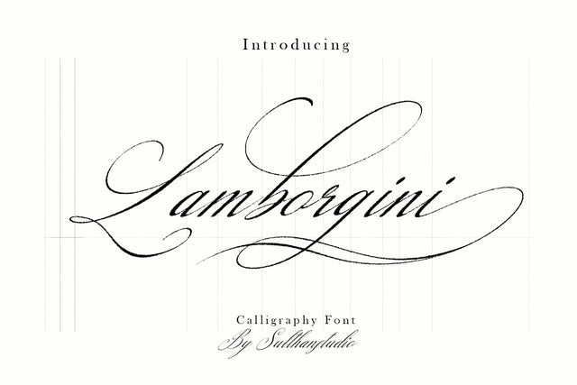 Lamborgini Font Sulthan studio 