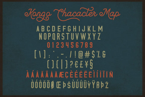 Lambretta Kongo Font Duo Font studioalmeera 