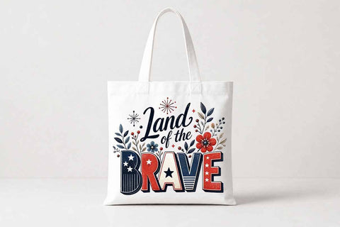 Land Of The Brave PNG | Patriotic Sublimation Design Digital Download SVG BillahCrafts 