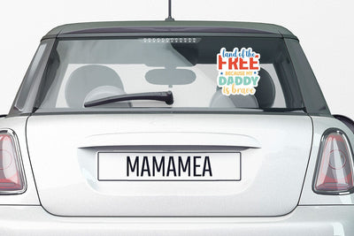 land of the free because my daddy is brave SVG Angelina750 
