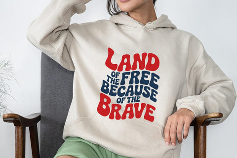 Land of the Free Because of the Brave SVG Angelina750 