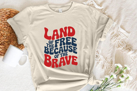 Land of the Free Because of the Brave SVG Angelina750 