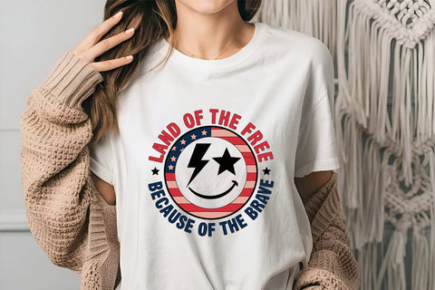 land of the free because of the brave SVG Angelina750 