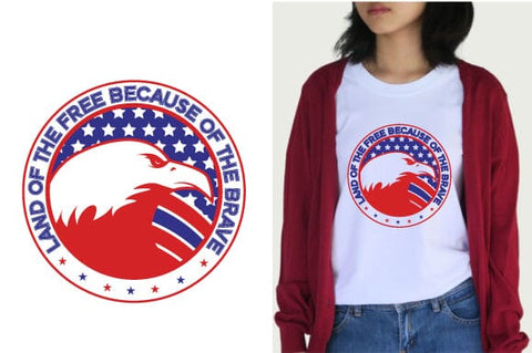 land of the free because of the brave t-shirt,Trump 2024 SVG, Free Trump SVG, Donald Trump 2024 SVG, Election 2024 Png, Witch Hunt Svg, SVG sk.swapon Roy 