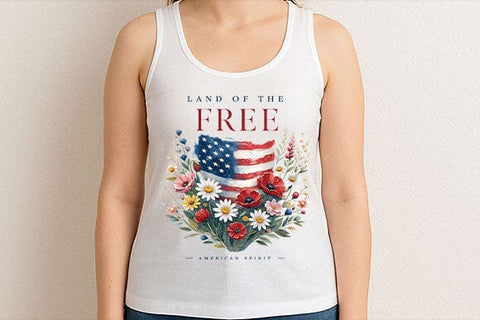Land Of The Free PNG Patriotic Sublimation Design American Spirit SVG BillahCrafts 