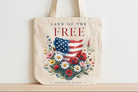 Land Of The Free PNG Patriotic Sublimation Design American Spirit SVG BillahCrafts 
