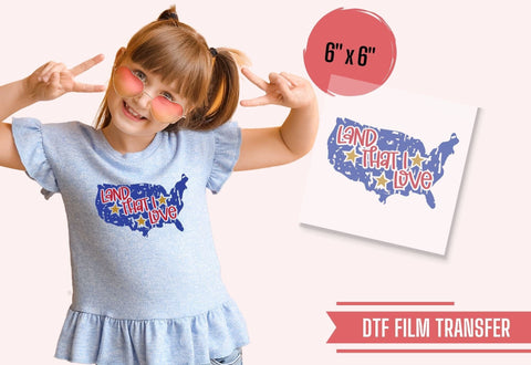 Land That I Love Iron On Transfer Physical So Fontsy T-Shirt Iron-On Transfer Shop