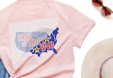 Land That I Love Iron On Transfer Physical So Fontsy T-Shirt Iron-On Transfer Shop