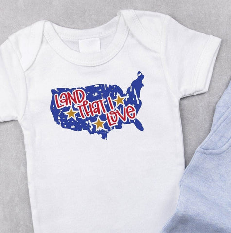 Land That I Love Iron On Transfer Physical So Fontsy T-Shirt Iron-On Transfer Shop