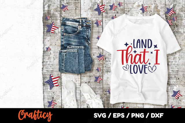 Land that i love SVG Design SVG Designangry 