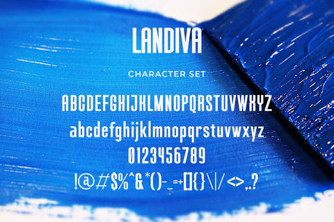 Landiva - Modern Condensed Sans Font studioalmeera 