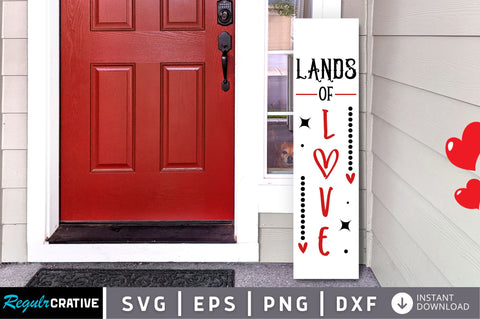 Lands of love Svg Design SVG Regulrcrative 