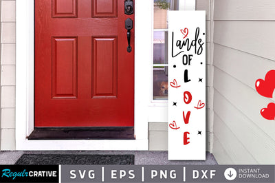 Lands of love Svg Design SVG Regulrcrative 