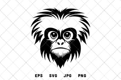 Langur Mascot Graphics - JPG, SVG, PNG, EPS - Digital Download with Commercial License for Cricut, Silhouette, Scan N Cut Crafting SVG Loveleen Kaur 